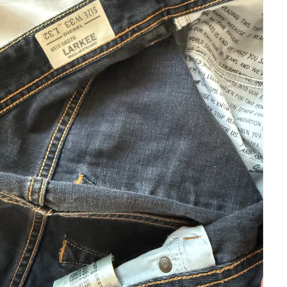 Men's Diesel Larkee Vintage Size 33